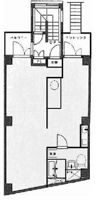 b’CASA ISHIKAWACHO(ビーカーサ石川町)ビル102 間取り図