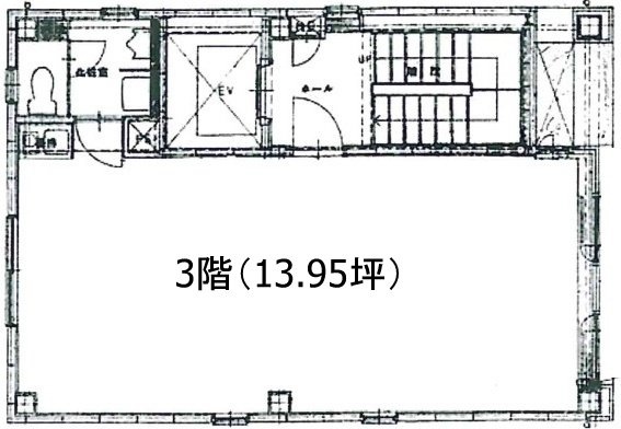 芝大門武屋ビル3F 間取り図