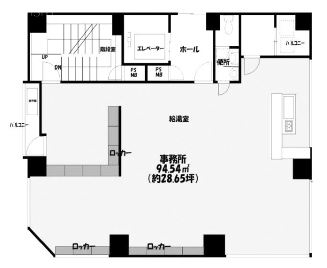 堀内ビル4F 間取り図