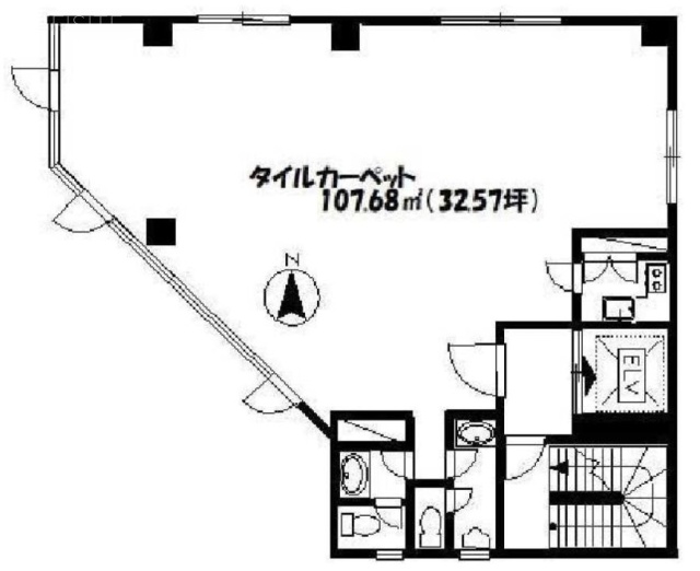 MHビル2F 間取り図