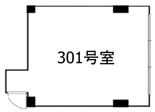 コンチネンタル赤坂Ⅲビル301 間取り図
