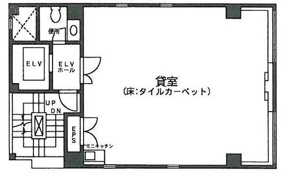 アコール新橋9F 間取り図