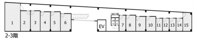 アスパ日本橋オフィス(fabbit日本橋)202 間取り図