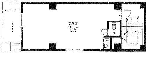 ノグチビル5F 間取り図