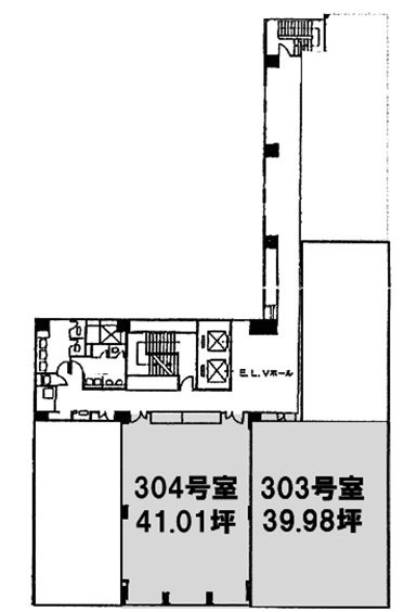 新横浜アーバンスクエア303・304 間取り図