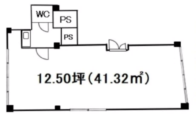 三橋萬寿ビル4F 間取り図