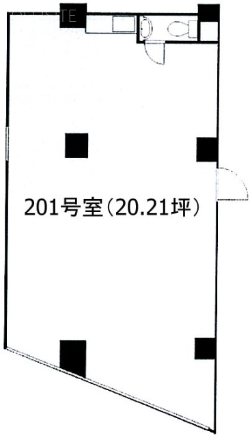 ベルメゾン西荻201 間取り図