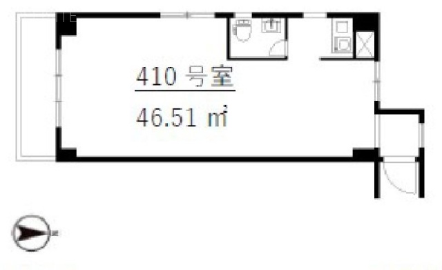 光雲閣410 間取り図