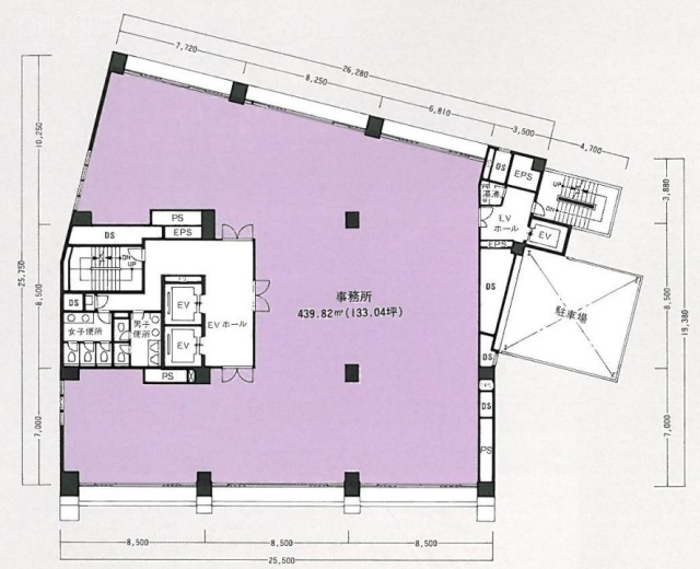 FHONTIS(フォンティス)ビル7F 間取り図