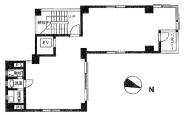 第2カタヤマビル3F 間取り図