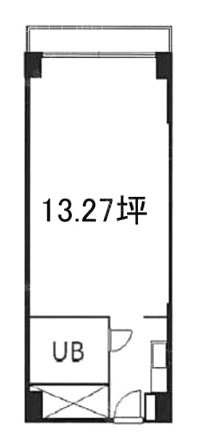 ニュー千駄ヶ谷マンション401 間取り図