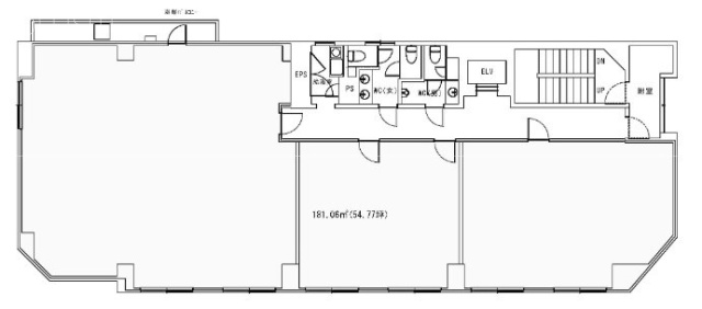 ヤワタ上野ビル3F 間取り図