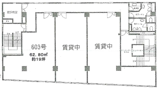 関内北原不動産ビル603 間取り図