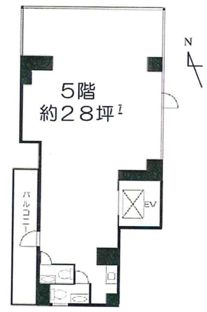 MK南品川ビル5F 間取り図