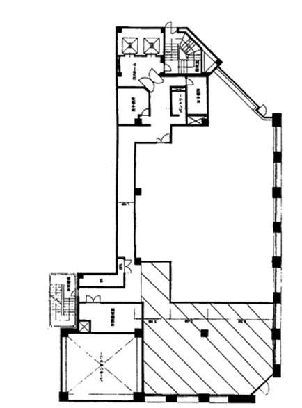 SVAX西新橋ビル8F 間取り図