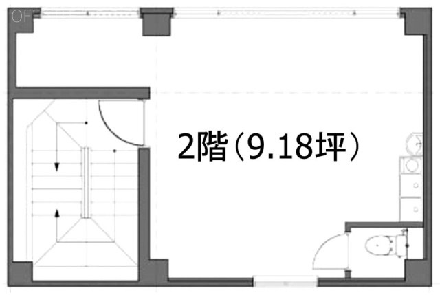 銀座昭和イーティングビル2F 間取り図
