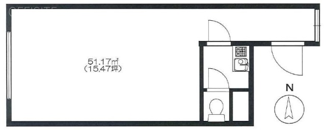 東神阿佐ヶ谷ビル2F 間取り図