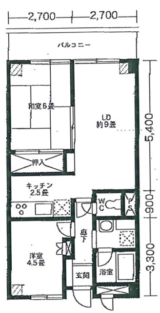 エステージ大崎ビル11F 間取り図