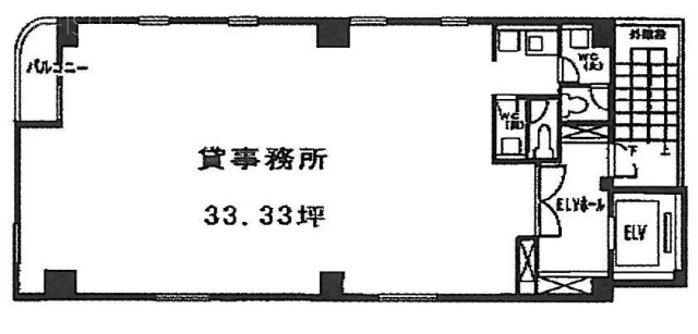 ディアマントビル6F 間取り図