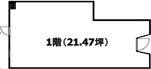 長谷川ビル1F 間取り図