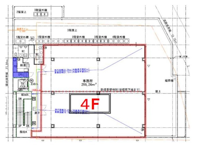 町田トーセイビル4F 間取り図