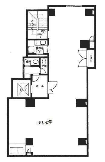 第3亀田ビル3F 間取り図