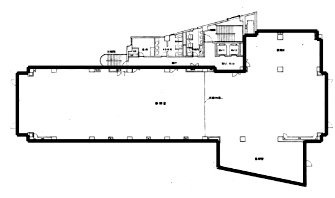 神楽坂プラザビル3F 間取り図