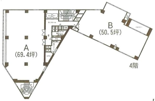 常盤ビルB 間取り図