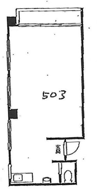 升川ビル503 間取り図