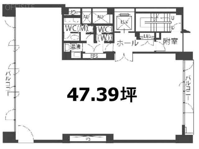 DiaResto Tokyoビル6F 間取り図