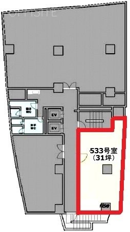 新大宗ビル3号館533 間取り図