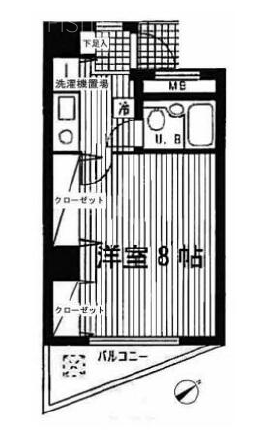 ナチュラルスクエアビル501 間取り図