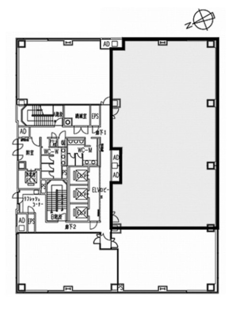 明治安田生命水戸南町ビル13F 間取り図
