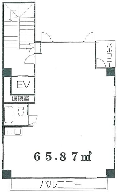 オリエンタル東山第五ビル201 間取り図