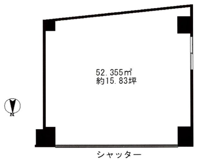 ニューライフ新宿東ビル102 間取り図