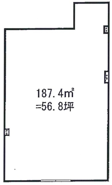 ストークマンション新中通りビル1F 間取り図