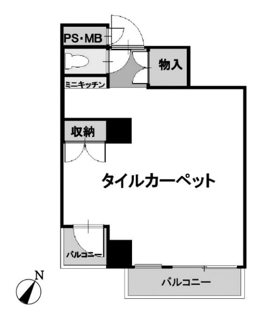 セントヒルズ代々木802 間取り図