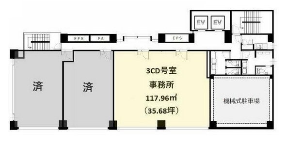 千葉本町第一生命ビルCD 間取り図