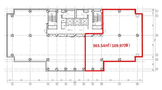 NMF青山一丁目ビル6F 間取り図