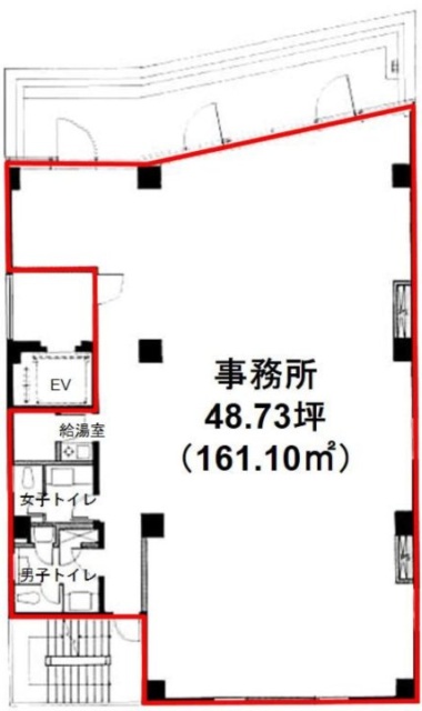 レドンドビル4F 間取り図