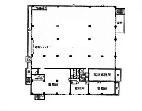 パシフィック第2門前仲町2F 間取り図