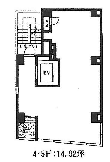 銀座AZAビル5F 間取り図