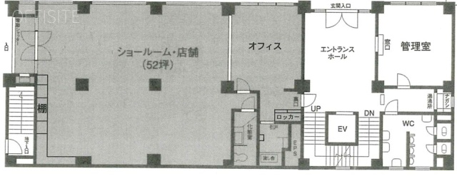 大栄会館1F 間取り図