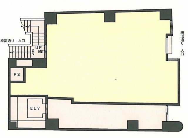 原宿トリニティ1F 間取り図
