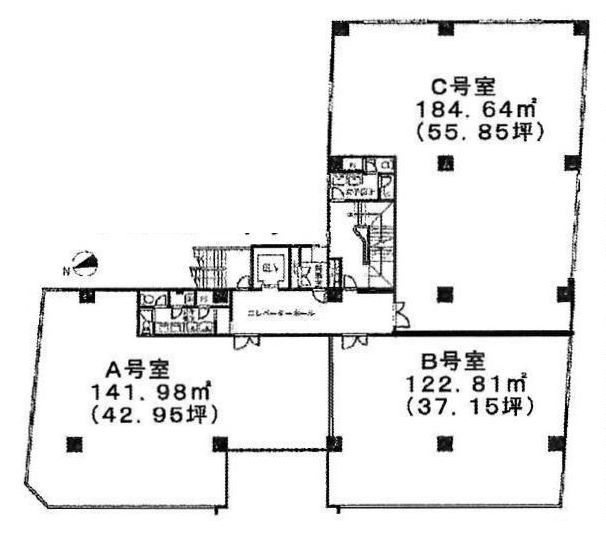 廣池ビルディング2F 間取り図