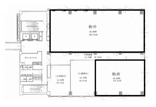 全国農業共済会館3F 間取り図