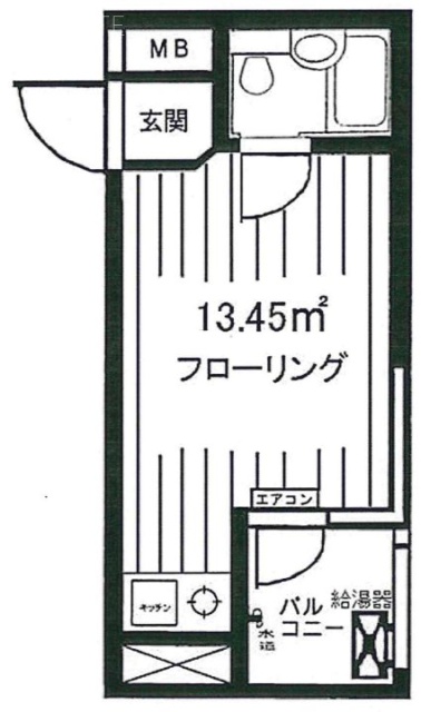 GSハイム新宿南口204 間取り図