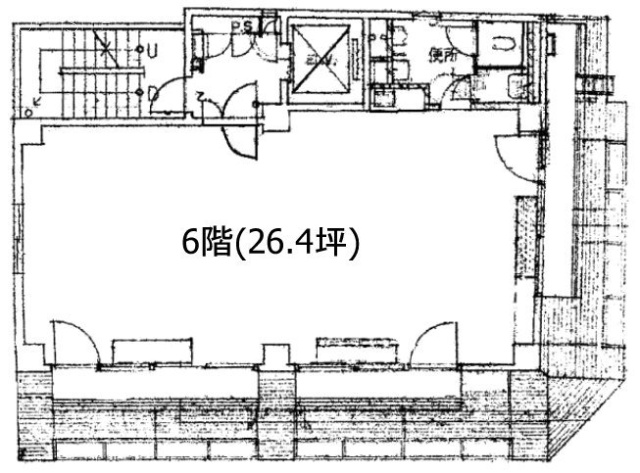 池袋山口ビル6F 間取り図