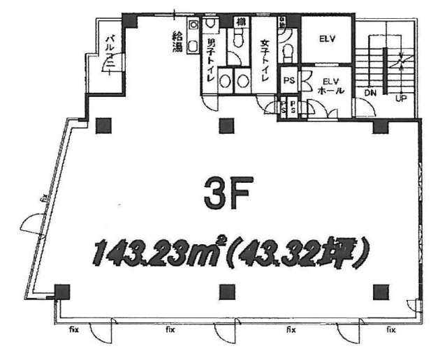 SKYビル3F 間取り図