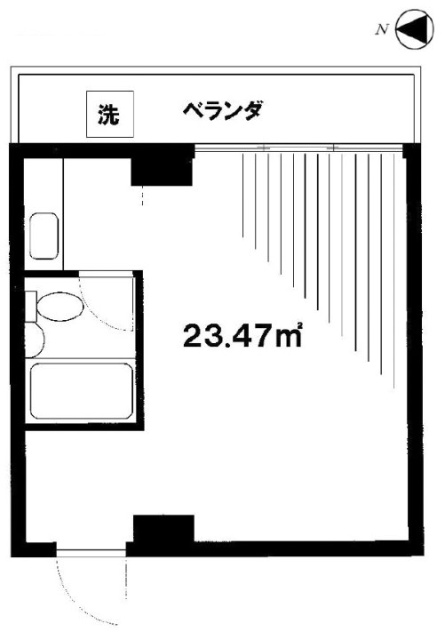 田町センチュリーマンション306 間取り図